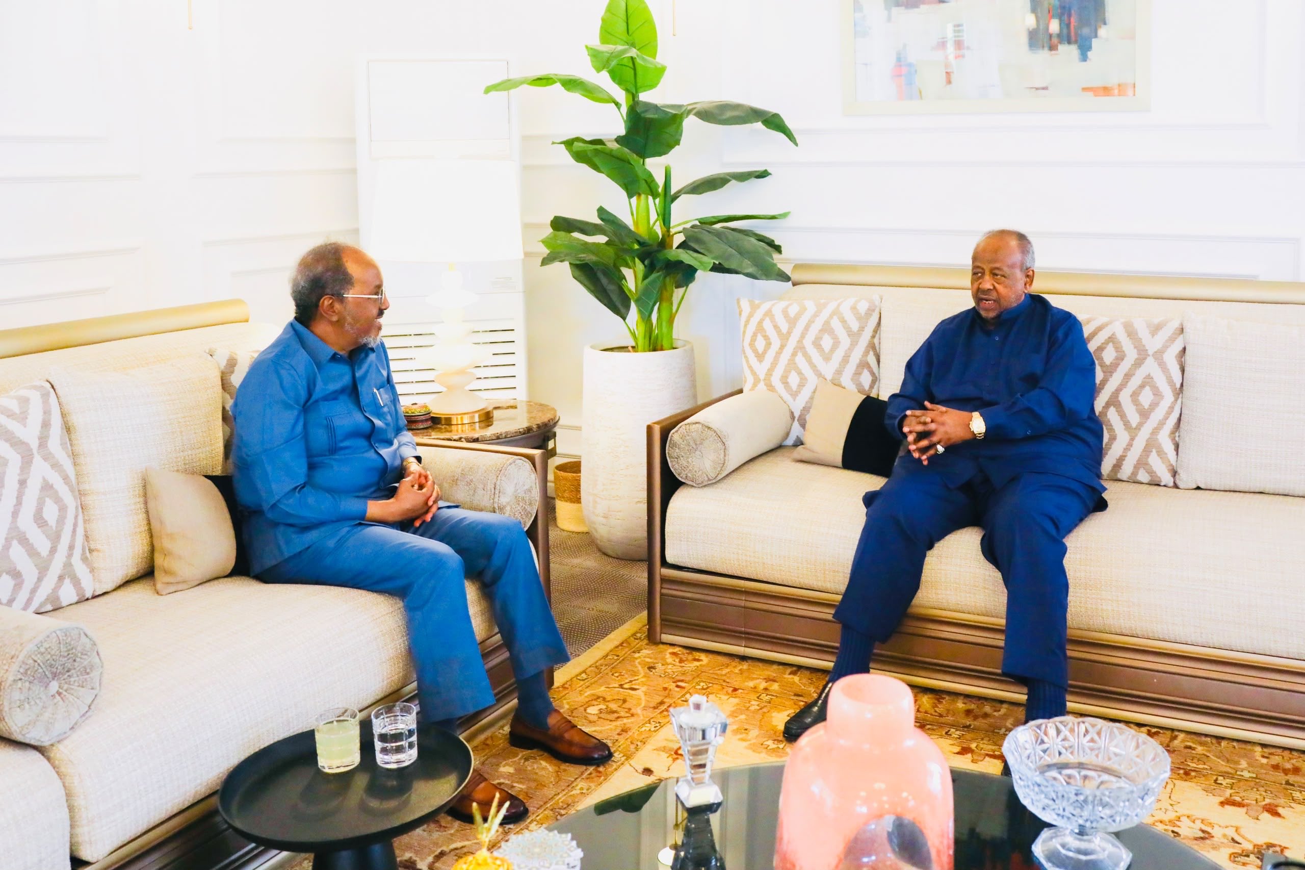 President Hassan Sheikh Attends Djibouti’s 49th Independence Anniversary Celebrations