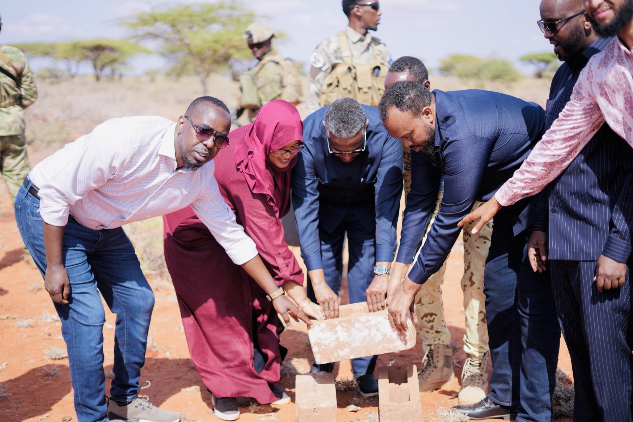 Director of NISA Lays Foundation Stone for New Intelligence Base in Abudwaq