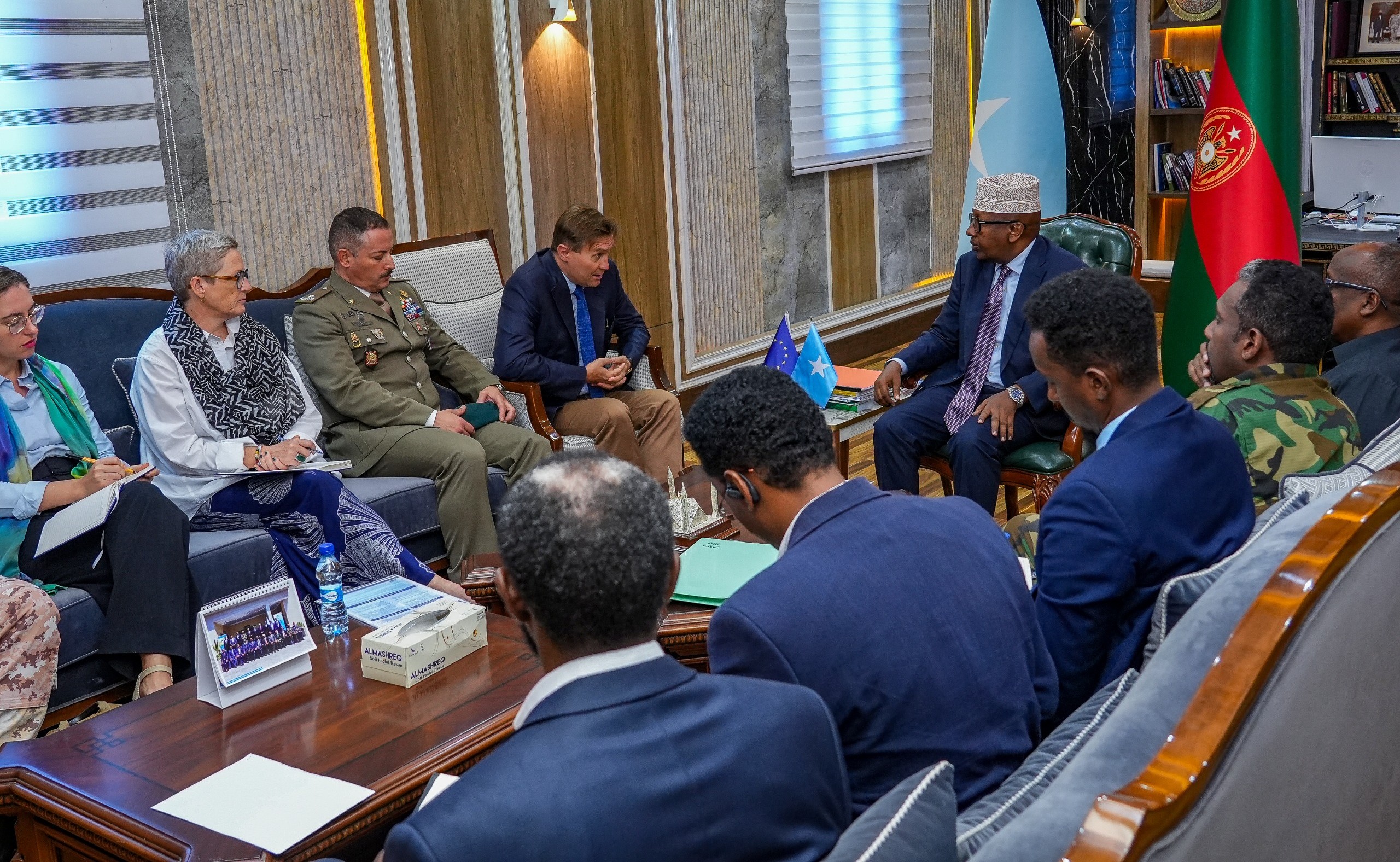 Defence Minister Receives EU Ambassador to Somalia