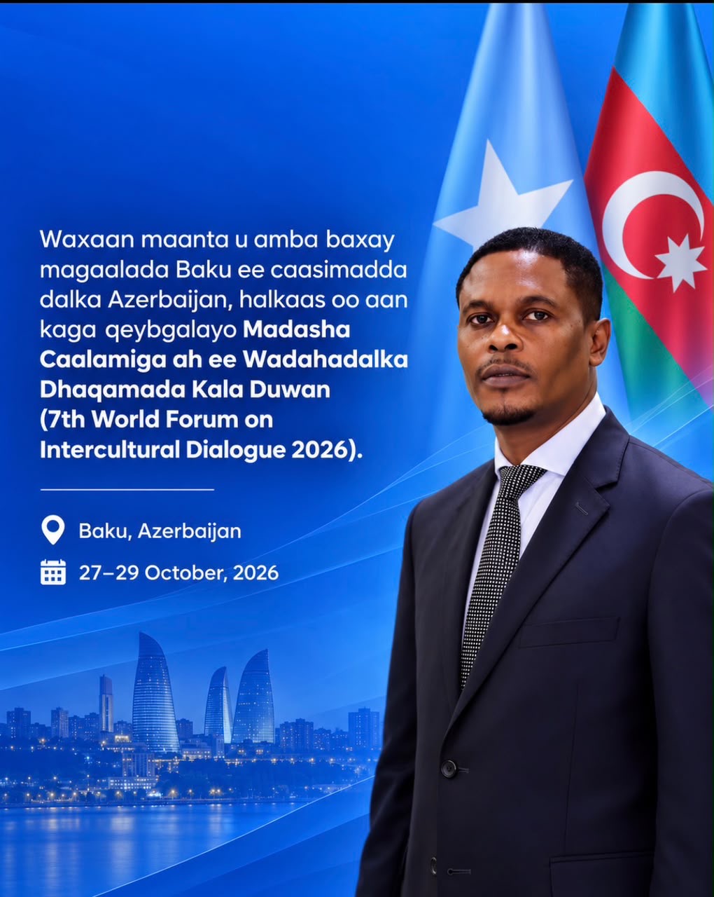 Information Minister Heads to Azerbaijan for 7th World Forum on Intercultural Dialogue